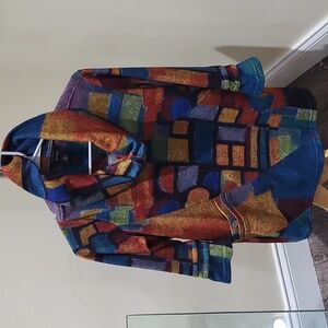 EUC Ali Miles Multicolor Textured Jacket Fall Pre-loved